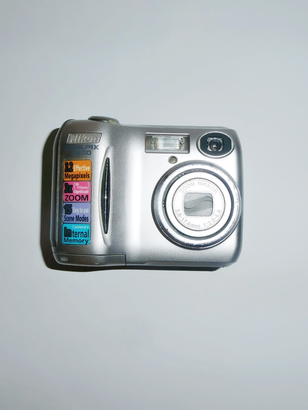 Nikon Coolpix 3200 3.2MP Digital Camera – Silver